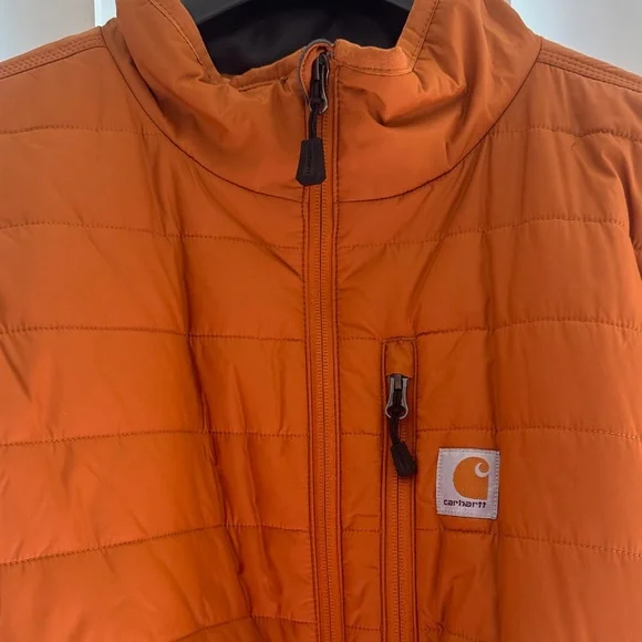 Carhartt Men's Rust Puffer Jacket 2XL regular - Picture 3 of 7